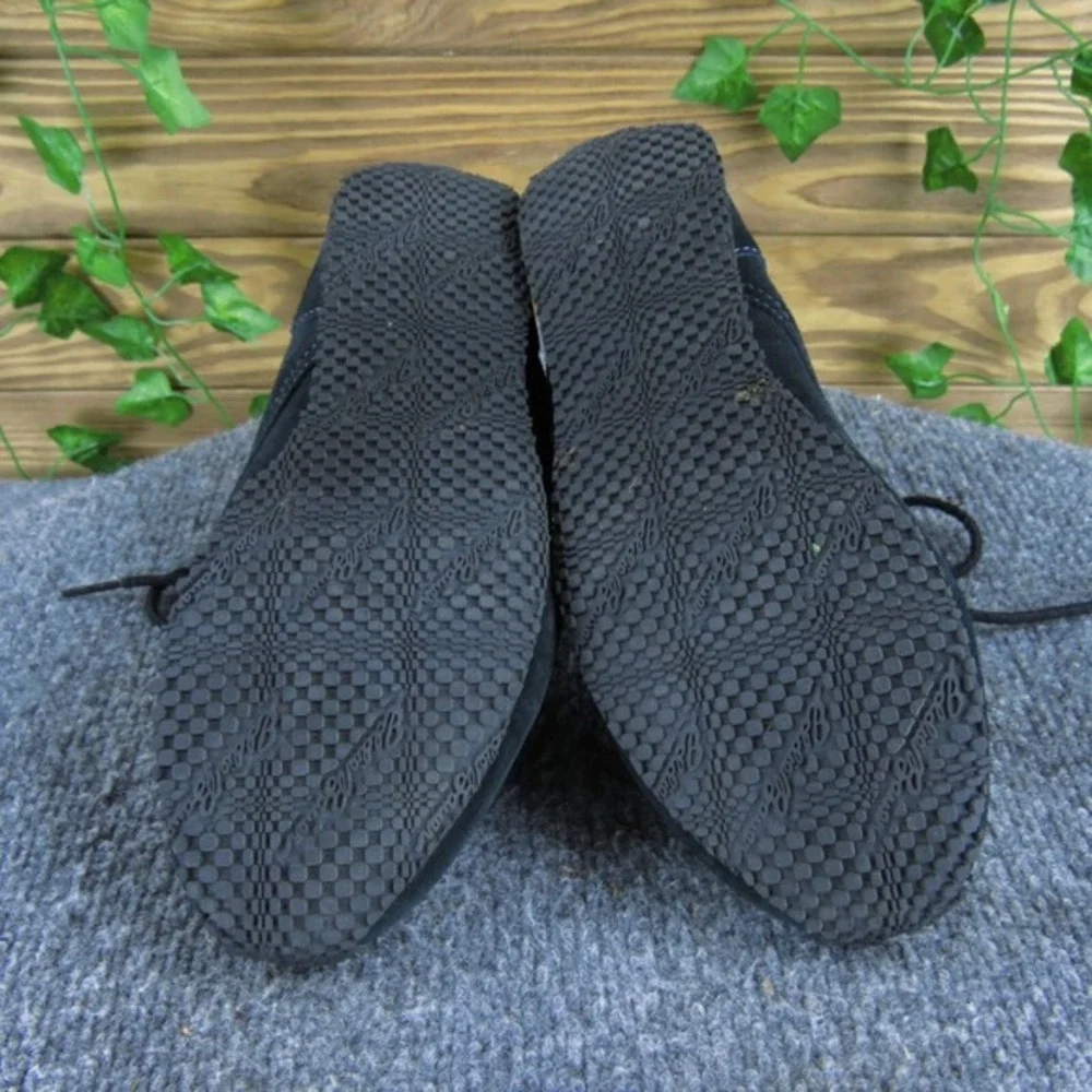 Eddie Bauer Black Suede Leather Ankle Boots Comfort Casual‎ Shoes Size Women 8.5